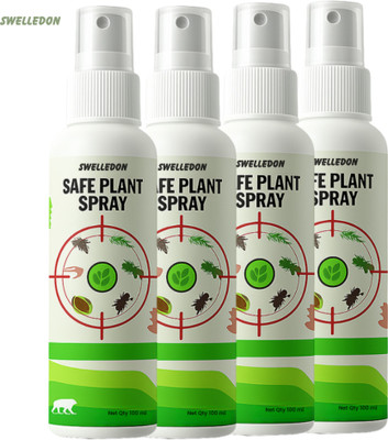 SWELLEDON Safe Plant Spray Natural Plant Protection Bio Based Spray(4 x 100 ml)