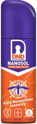 DND Nanosol Flying Insect Killer | Mosquito Repellent Aerosol Spray | Instant Kill Action | 12 hrs Protection(60)