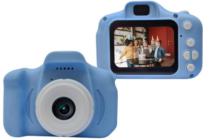 Playtonic Kids Digital Camera with 3MP, HD 1080P, IPS Screen, Selfie Function, and Built-in Games Instant Camera(Blue)