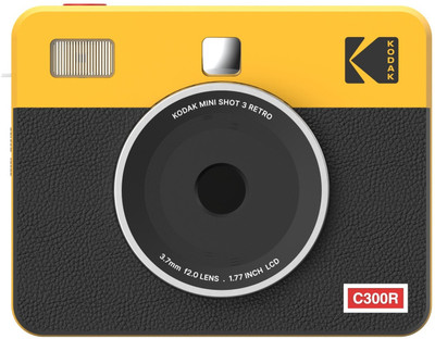 KODAK Mini Shot 3 Retro 4PASS 2 in 1 Camera & Photo Printer (Initial ...