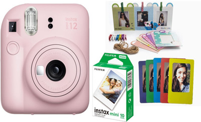 Fujifilm Instax Polaroid Mini 12 EX D CN Instant Camera(Pink)