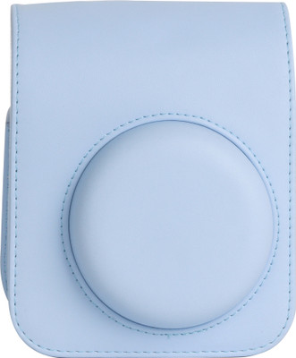 Zenko Instax Mini 12 Pastel Blue Protective Camera Case PU Leather Carrying Bag case pouch  Camera Bag(Pastel blue)