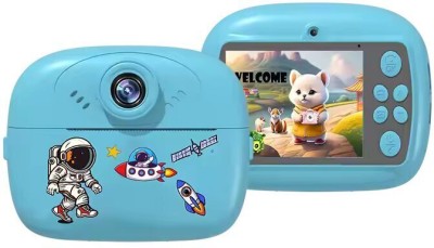 dkian HD Digital Camera for Kids 40MP 1080P with built in thermal printer Instant Camera(Blue)