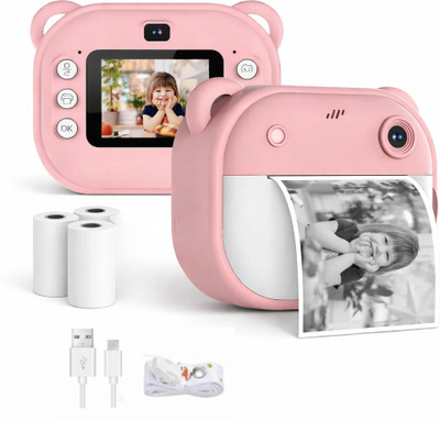 ClickPic Polaroird 48MP Lens with 3 Rolls Included in Box Retro Instant Camera(Multicolor)
