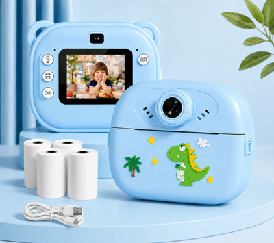 Zuigo DIY instant photo printer cemera Instant Photo Printer Camera for Kids, Boys & Girls BLUE colour - Instant Camera(Blue)