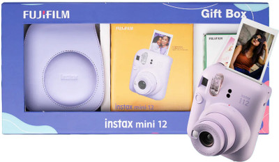 FUJIFILM Analog Mini 12 gift box Instant Camera(Purple)