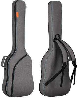 SPEHUB Electric Bass Guitar Bag Gig Bag Backpack Padded Soft Case 0.3inch Padding, Grey Guitar Bag