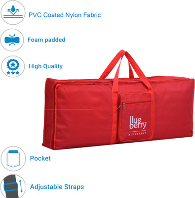 BLUEBERRY KB40 Red Bag For Yamaha PSR-E263 Keyboard, Keyboard Bag