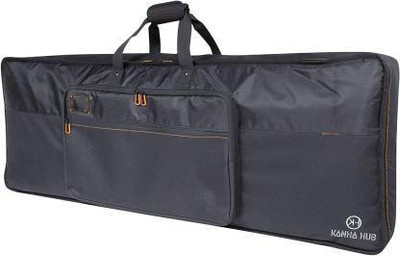 Music Mantra CB-B49 Keyboard Bag with Backpack Straps, 49-key, Black Series Keyboard Bag