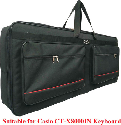 MALAV Casio CT-X8000IN Digital Keyboard Thick Padded Keyboard Bag with Shoulder Straps & Waist Belt Keyboard Bag