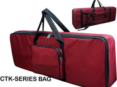 music galaxy RED COLOR KEYBOARD PADDED COVER FOR 61 KEYS AB19 Keyboard Bag