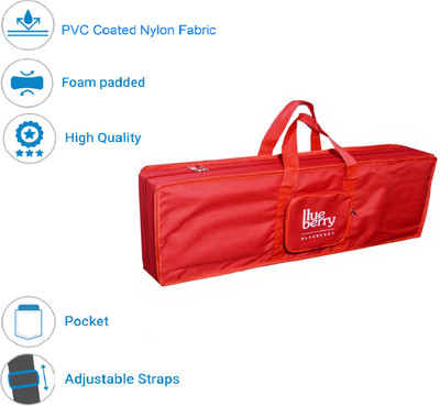 BLUEBERRY KB20 Red Bag For Casio SA-78 Keyboard, Keyboard Bag