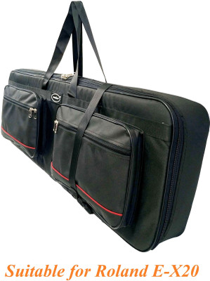 MALAV Roland E-X20, E-X20A Arranger Keyboard Padded Cover with Shoulder Straps & Pockets Keyboard Bag