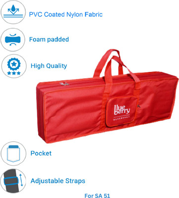 BLUEBERRY KB10 Red Bag For Casio SA 51 Keyboard, Keyboard Bag