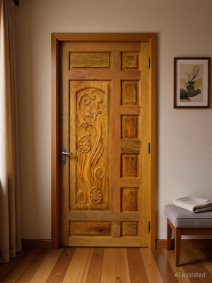 MAA BASHUMATA Malaysia SAL Stucture & Akashmoni 9 Pannel Door Interior Door(Timber, Wood)