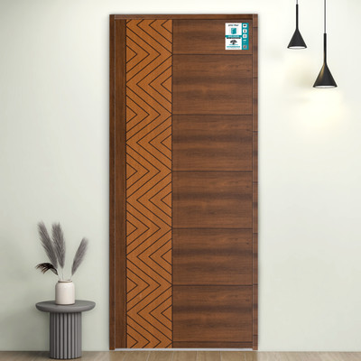Plantex Water Proof Door for Home/Furniture Door for Bathroom/Balcony/2.5x6.75Ft -25 mm Interior Door(Wood Plastic Composite (WPC))