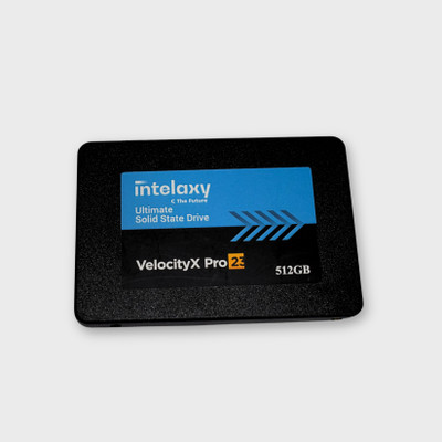Intelaxy SATA 512 GB Laptop, Desktop Black M.2 Internal Solid State Drive (SSD) (Solid State Drive SATA II3 Durable Storage Device|Speed - 550/460 MB/s)(Interface: M.2, Form Factor: 2.5 Inch)