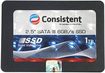 Consistent Sata 1 TB All in One PC's, Desktop, Laptop Internal Solid State Drive (SSD) (1TB Sata CTSSD001S6)