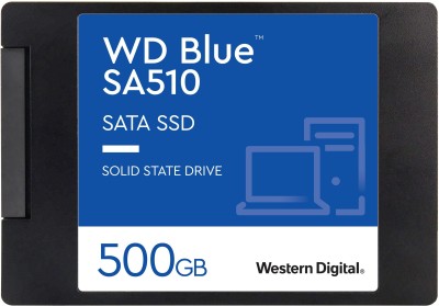 WESTERN DIGITAL WD Blue SATA 500 GB Desktop, Laptop Internal Solid State Drive (SSD) (WDS500G3B0A)(Interface: SATA, Form Factor: 2.5 Inch)
