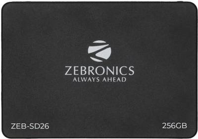 ZEBRONICS ZEB-SD26 256 GB Laptop, Desktop Internal Solid State Drive (SSD) (ZEB-SD26 256 GB Solid State Drive, TLC, SATA II & SATA III Interface)