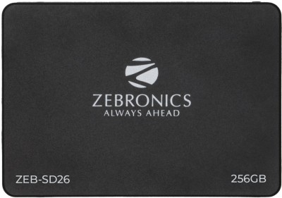 ZEBRONICS ZEB-SD26 256 GB Laptop, Desktop Internal Solid State Drive (SSD) (ZEB-SD26 256 GB Solid State Drive, TLC, SATA II & SATA III Interface)(Interface: SATA III, Form Factor: 2.5 Inch)