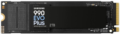 Samsung 990 EVO Plus 2 TB Desktop Black PCIe NVMe Internal Solid State Drive (SSD) (MZ -V9S2T0BW)(Interface: PCIe NVMe, Form Factor: M.2)