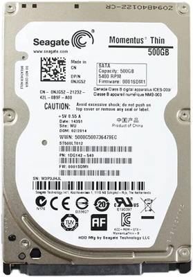 Seagate Momentusp Thin 500 GB Laptop Internal Hard Disk Drive (HDD) (ST500MTP)