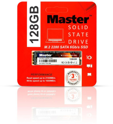 Master Storage Drive Master Memory 128GB M.2 2280 SATA 6Gb/s 128 GB Desktop, Laptop, All in ...
