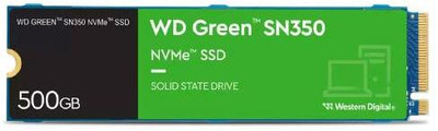 WD SN 500 GB All in One PC's, Desktop, Laptop black / green PCIe NVMe Internal Solid State Drive (SSD) (WDS500G2G0C)(Interface: PCIe NVMe, Form Factor: M.2)