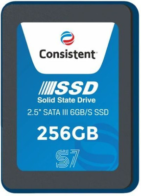 CONSISTEN SSD 2.5 SATA 256 GB Desktop Blue SATA III Internal Solid State Drive (SSD) (CONSISTENT_256GB SSD Desktop Black SATA III Internal Solid State Drive (SSD))(Interface: SATA III, Form Factor: 2.5 Inch)