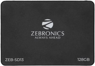 ZEBRONICS ZEB SD13 128 GB Desktop, Laptop Internal Solid State Drive (SSD) (ZEB SD13 128GB SSD,Ultra Low Power Consumption, S.M.A.R.T. Thermal Management)