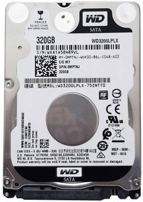 WD Black Series Solid Performance 320 GB Laptop Internal Hard Disk Drive (HDD) (2.5 Inch HDD Drive)