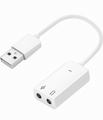 VYAR 7.1 Channel USB External Sound Card Audio Adapter with Mic Integrated 2 channel USB Audio Controller Internal Sound Card(7.1 Audio Channel)