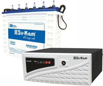 Su-Kam TT20036 + Sharak 1050 Tubular Inverter Battery
