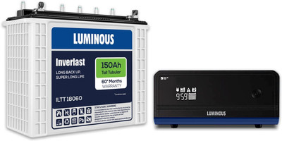 LUMINOUS Zelio+ 1100 V2 Inverter_ILTT 18060 Tubular Inverter Battery(150 Ah)