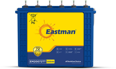 EASTMAN 72 Months Warranty Tubular Inverter Battery(200 Ah, EM20072TT)