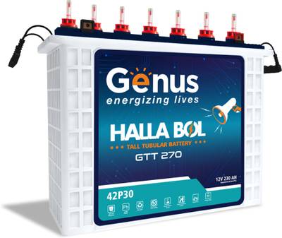 Genus Hallbol 230Ah Tall Tubular Inverter Battery