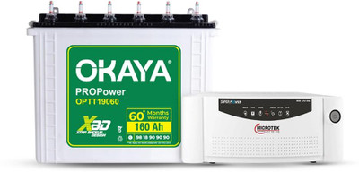 OKAYA 60 Months Warranty Tubular Inverter Battery(160 Ah, OPTT19060_SP 900 DG)