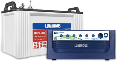 LUMINOUS Eco Volt Neo 850_RC 18000ST Tubular Inverter Battery(150Ah)