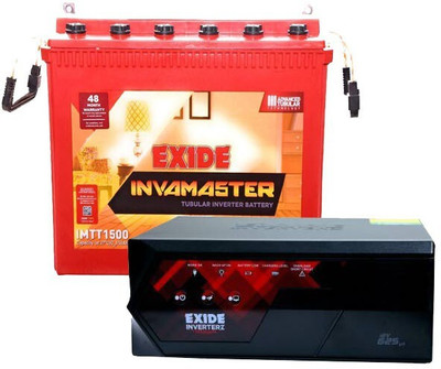 EXIDE IMTT1500+MAGIC 625 Tubular Inverter Battery(150 AH)