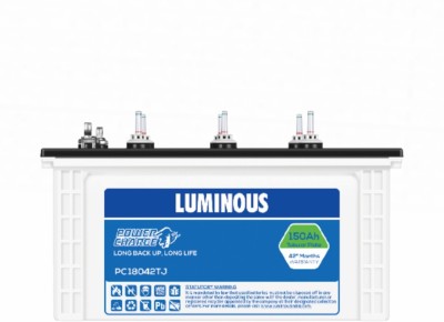 LUMINOUS Power Charge PC18042TJ Jumbo Tubular Inverter Battery(150AH)