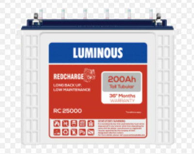 LUMINOUS 36 Months Warranty Tubular Inverter Battery(200 Ah, RC25000- ( 200AH ))