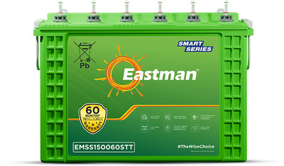 EASTMAN 60 Months Warranty Tubular Inverter Battery(150 Ah, EMSS150060STT)