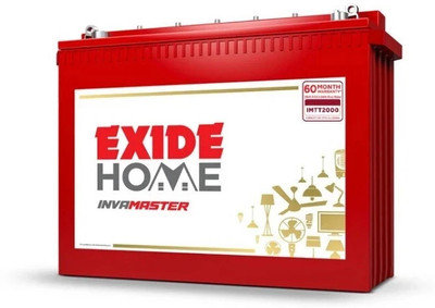 EXIDE 60 Months Warranty Tubular Inverter Battery(200 Ah, IMTT2000)