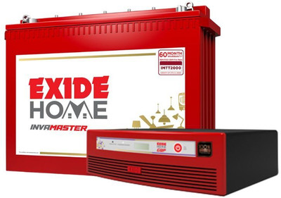 EXIDE 60 Months Warranty Tall Tubular Inverter Battery(200 Ah, GQP900VA+IMTT2000(200Ah)