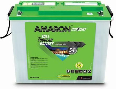 amaron 500 VA CURRENT Tall Tubular Battery - (AAM-CR-AR165TT54) 165ah with 54 Months Warranty Pure Sine Wave Inverter(AR165TT54)