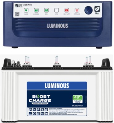 LUMINOUS BC16048ST_Neo Eco Watt 900 Tubular Inverter Battery(135 AH)