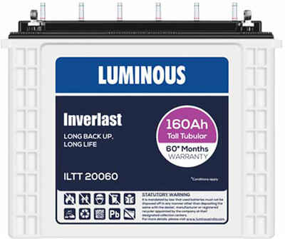 LUMINOUS Inverlast ILTT20060 Tubular Inverter Battery(160 Ah)
