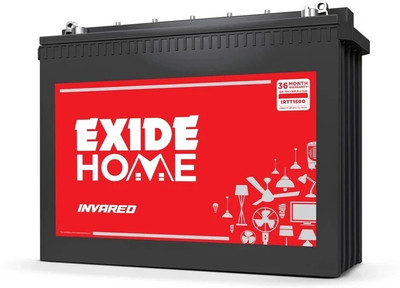 EXIDE IRTT1500 Tubular Inverter Battery(150 Ah)