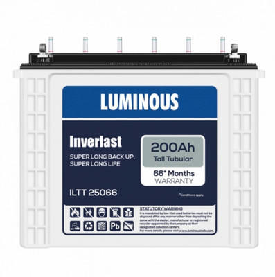 LUMINOUS ILTT25066 Tubular Inverter Battery(200 Ah)